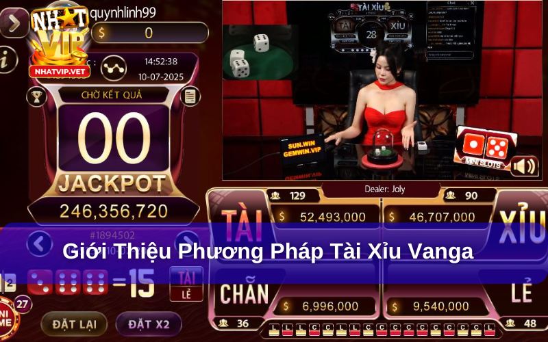 Tài xỉu Vanga là phương pháp xác định kết quả phiên cược mới